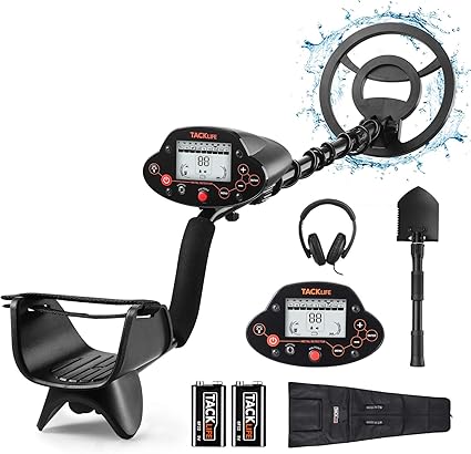 Metalldetektor Tacklife 9 Modi Einstellbarer Metalldetektoren Kinder Mit Pinpoint Funktion 105 135cm Hohenverstellbar Lcd Display Metallsuchgerat Mit 3 Audio Support Disc Und Notch Modus Mmd07 Amazon De Garten