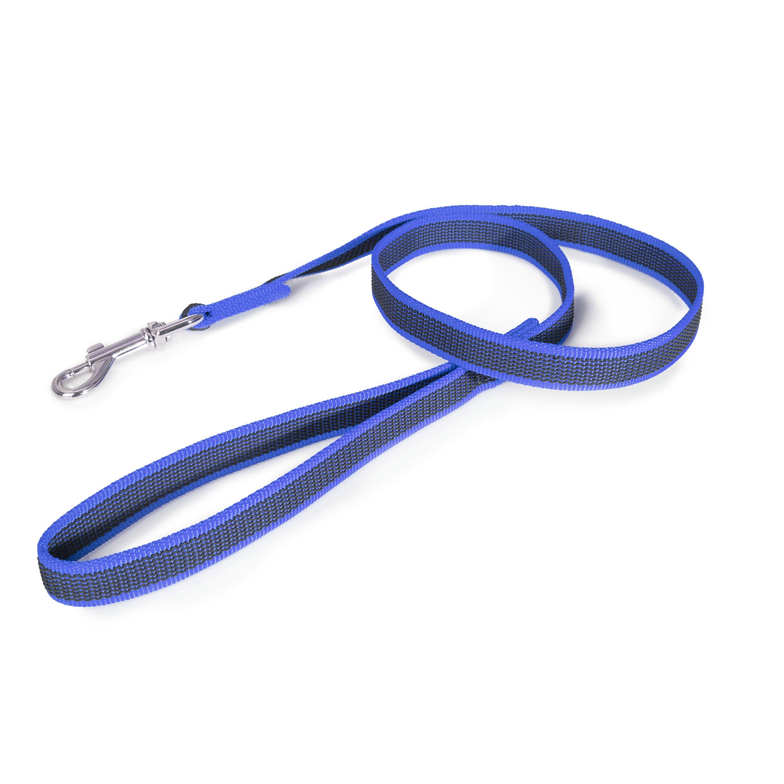 Color & Gray Super-Grip Leash with Handle, 20 mm x 1 m, Blue-Gray — image 1