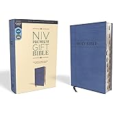 NIV, Premium Gift Bible, Leathersoft, Navy, Red Letter, Thumb Indexed, Comfort Print: The Perfect Bible for Any Gift-Giving Occasion