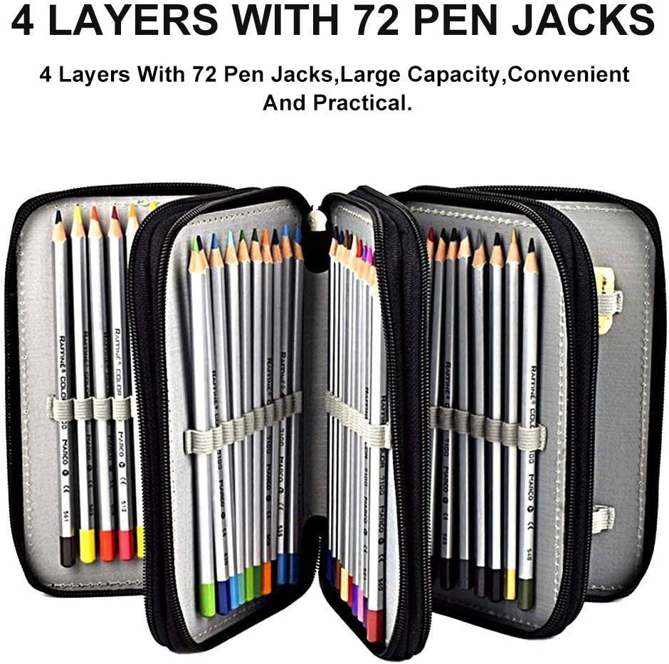 Yosoo Oxford Multi-Layer Pencil Folder - Image 4