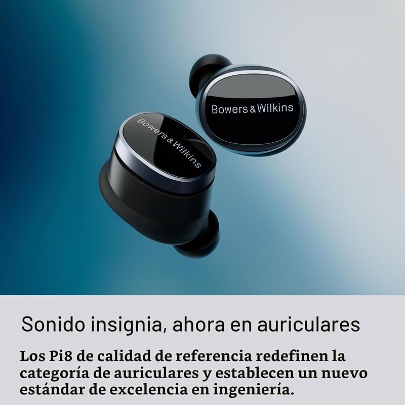 Pi8 Auriculares inalámbricos True Wireless con Bluetooth, AptX, cancelación de Ruido Activa (ANC) y micrófonos Integrados - Jade Green