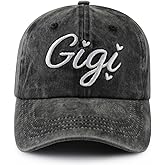 Nana Gigi Mimi Hat for Women, Funny Adjustable Cotton Embroidered Grandma Baseball Cap