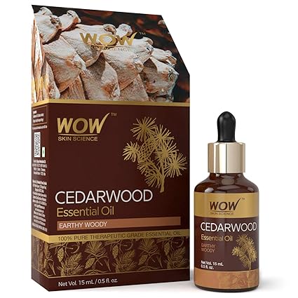 WOW Skin Science Cedarwood Essential Oil, 15 ml