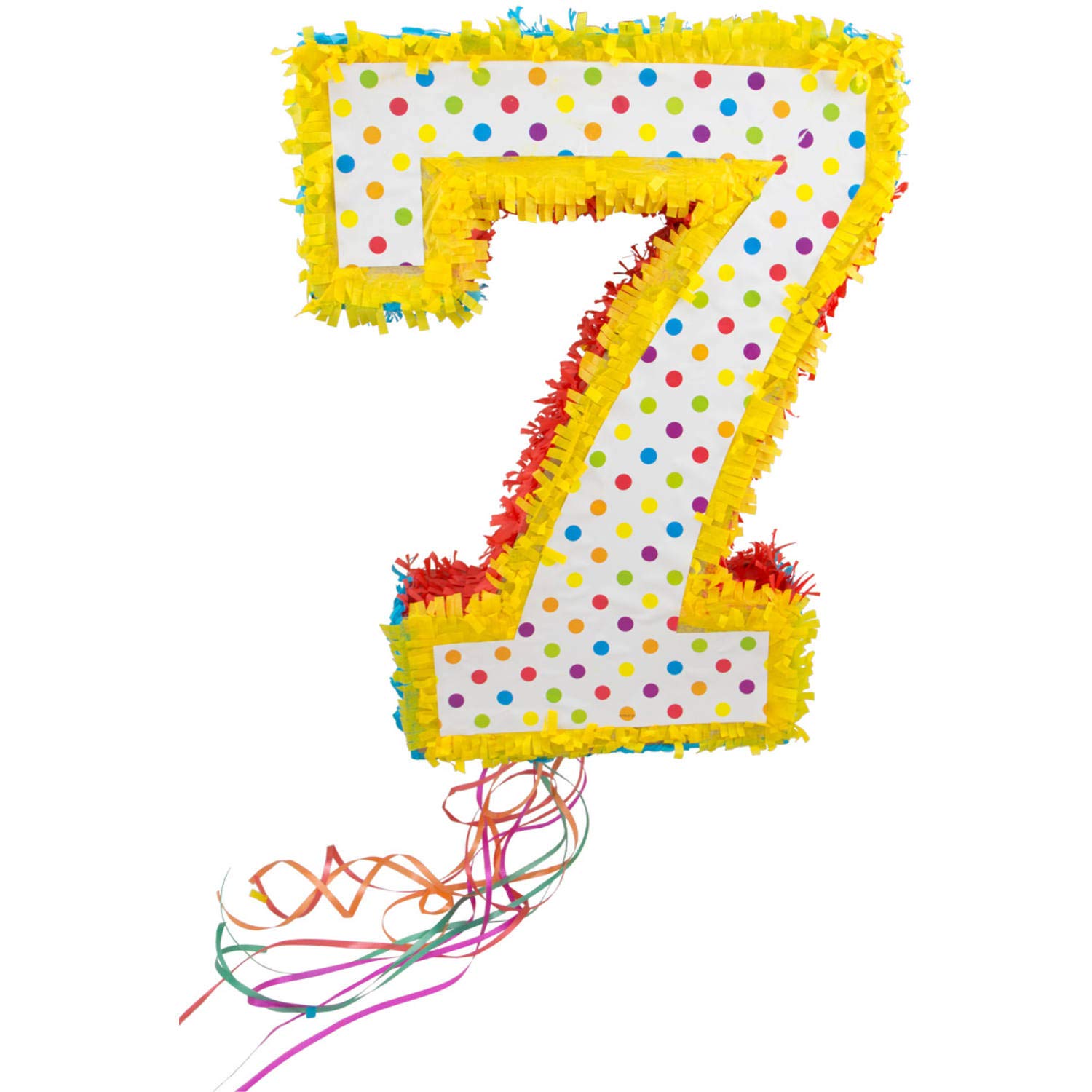 Folat 60947 Pinata Number 7-49 cm, Multi Colours