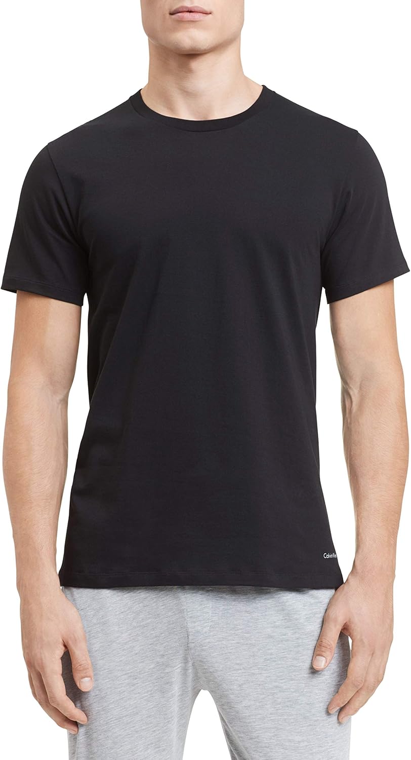 Calvin Klein Men's Cotton Classics Multipack Crew Neck T-Shirts at  Men’s Clothing store