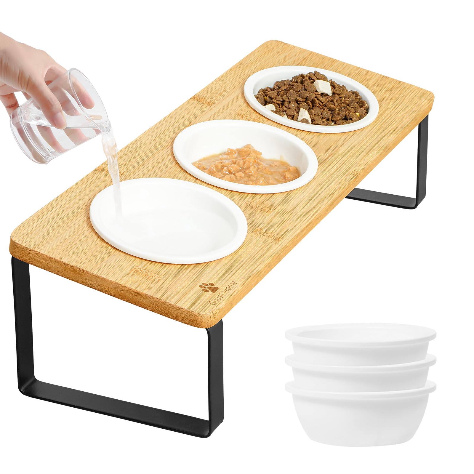 Photo 1 of Sunhoo Elevated Cat Bowls Stand ----bowls not included 