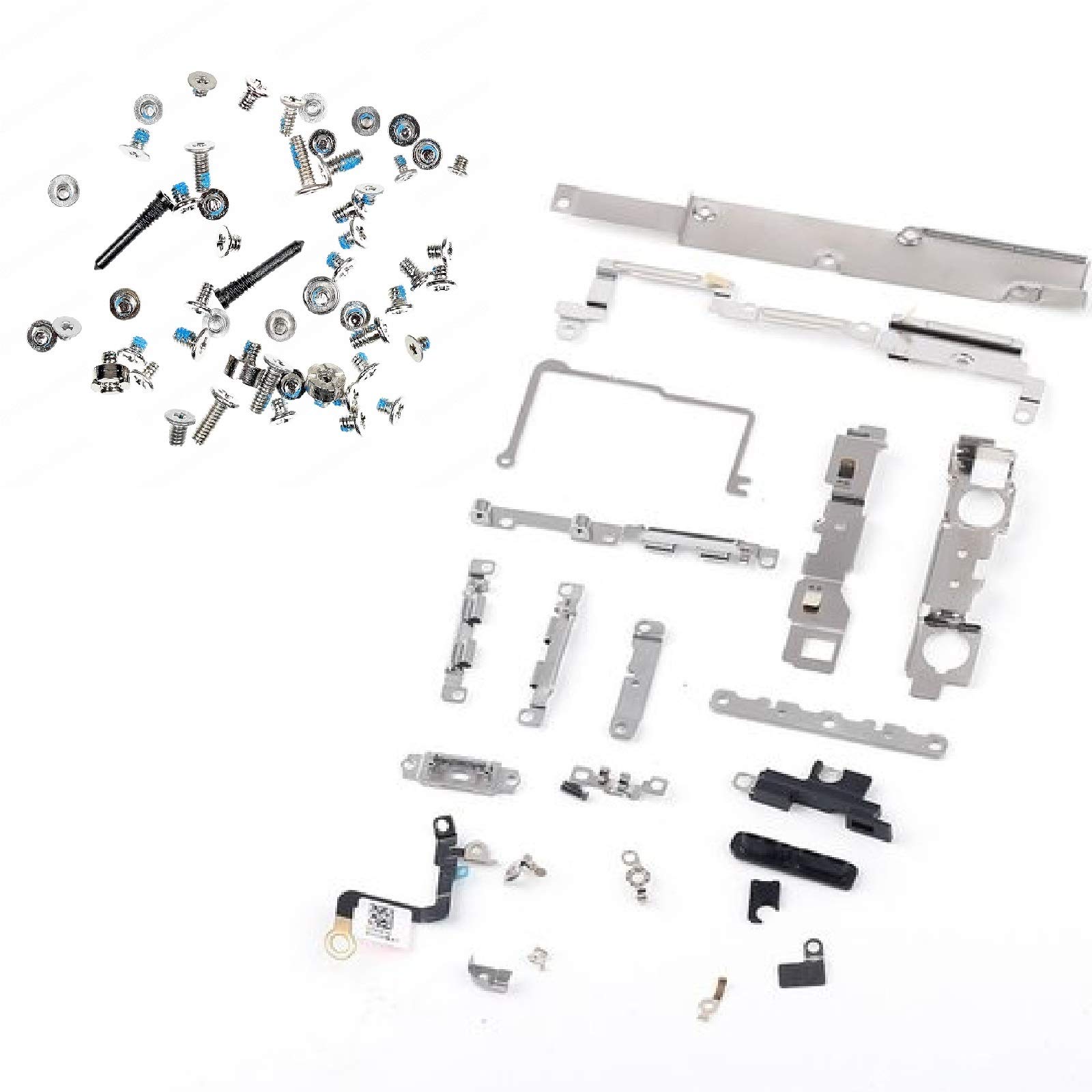 iReplaceParts Complete Bracket And Screw Set For iPhone X Inner Metal Holding Bracket Replacement Kit With Full Screw Set (iPhone X)