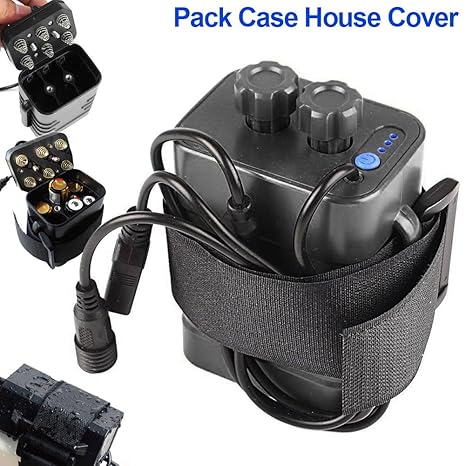 rokoo 8.4 V 18650 Wasserdicht Akku Pack Schutzhülle 6 PCS Batterien Halter Aufbewahrungsbox House Cover für Fahrrad Lampe