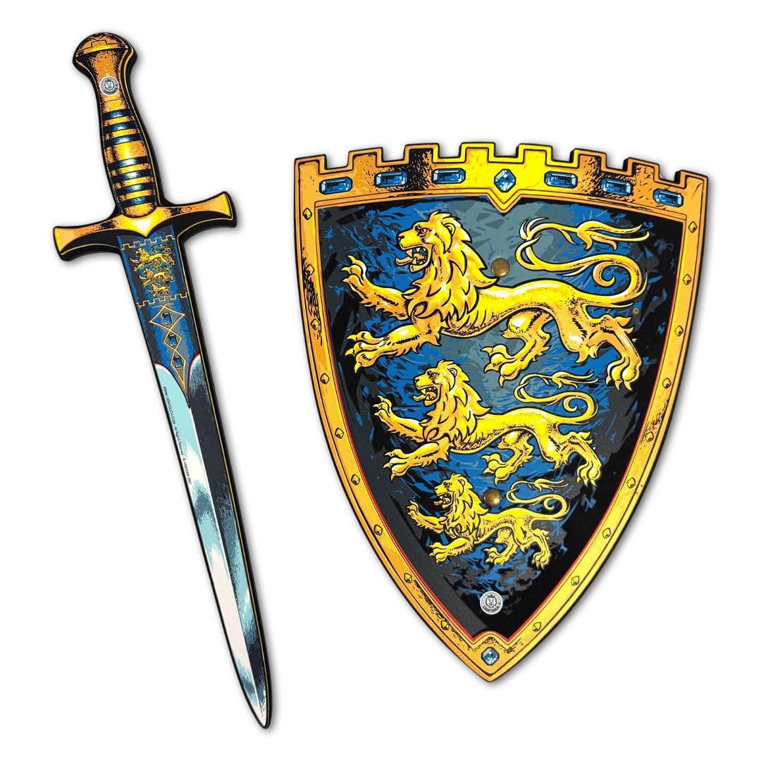 Liontouch - King Toy Sword & Shield For Boys - 3-6 Years | Pretend Play Set In Foam in Medieval Regal Style For Kids & Toddlers | Safe Weapons & Battle Accessories For Royal Costumes & Dress Up