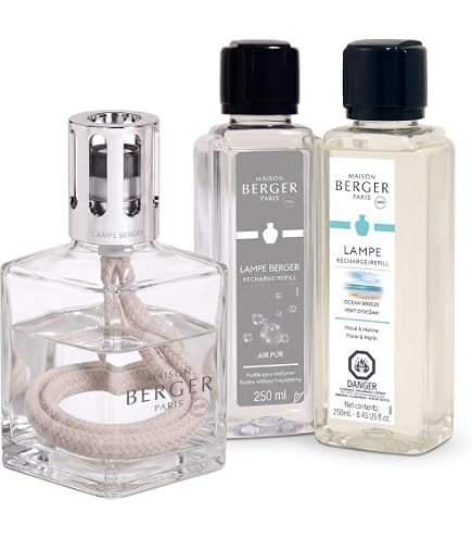 LAMPE BERGER 芳香器セット　音楽会 Amazon.com: MAISON BERGER Lampe Berger Corali Gift Set, Pink