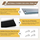 Retsun 2x Door Brush Seal 53x880mm Silver Aluminium Draught Dustproof view 6