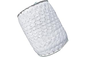 AUNHIRU Multiple Colors Available Rick Rack Trim for Crafting and Sewing, 10yards (White)