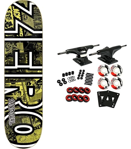 Amazon.com : Zero Skateboards Skateboard Complete Bold Black 8.125