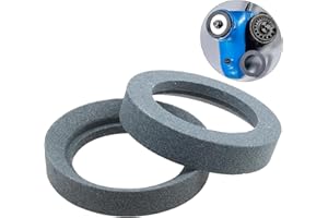 MDPSDS Drill Bit Sharpener Grinding Wheels, Power Drill Bit Sharpener Grinding Wheels for Twist Bits, Brown Corundum Grinding Wheel to Restore The Sharp Edges of Your Drill Bits (2)