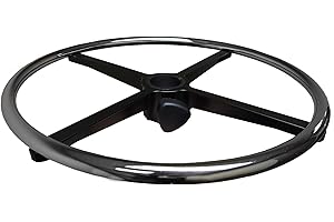 CHAIRPARTSONLINE 18" Chrome Foot Rest Ring for Drafting Stool or Office Chair - S4167-3