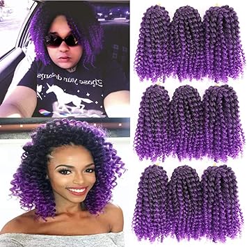 Amazon Com 3pcs Marley Bob Crochet Braids Afro Kinky Twist Hair