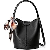 DOODLEBEAN Bucket Bags for Women,Mini Crossbody Bag with Removable Shoulder Straps,Vegan Leather Handbags,Cartera de Mujer