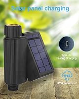 Haozee Solar WiFi Sprinkler Timer, Smart Water Timer for Garden Hose view 4