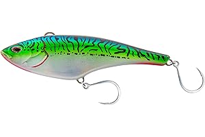 Nomad Design Madmacs Offshore High Speed Fishing Lure,Trolling Minnow, with Super Strong BKK Hooks and Heavy Duty Split Rings, Autotune System,160/200/240 Sinking