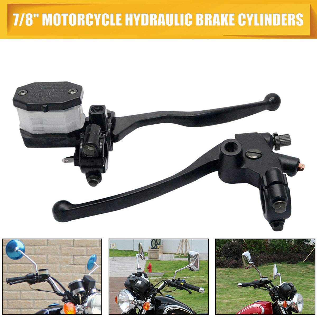 MASO 22mm 7/8 Motorcycle handlebars Front Brake Clutch Master 