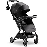 Mompush Lithe V2 Lightweight Travel Stroller, Compact Foldable Baby Stroller with Travel Bag, One-Hand Fold Stroller, Snack T