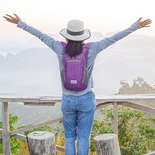 G4Free 15L Lightweight Packable Hiking Backpack - Foldable Daypack For Travel & Outdoor - View #6