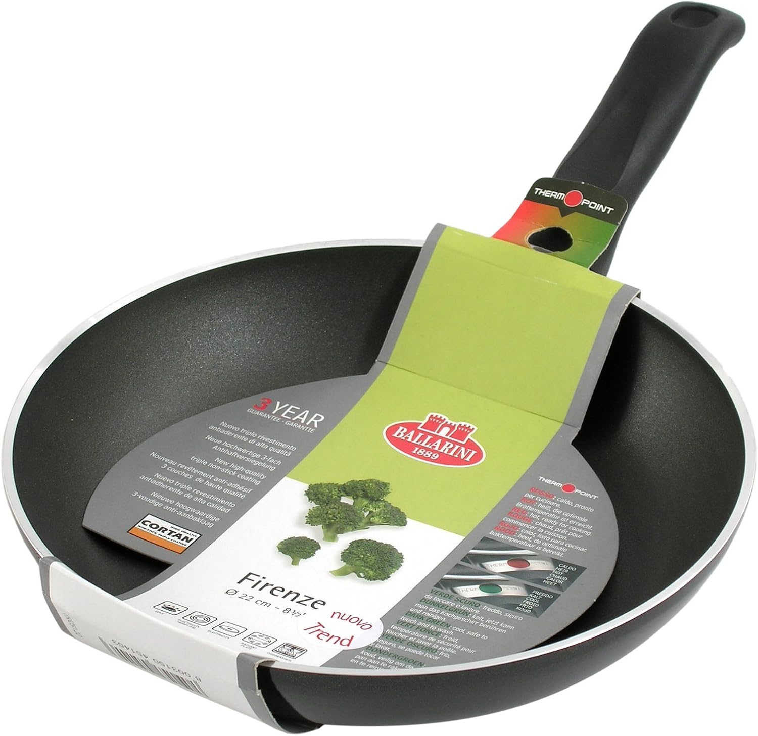 Ballarini Firenze Padella, Alluminio, Nero, 28 cm Amazon.it Casa e cucina