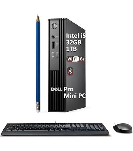 Dell Intel Core Ultra7 マイクロPC QBM1250 Amazon.com: Dell Pro QBM1250 Desktop Computer - Intel Core Ultra 7