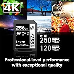 Lexar 256GB Professional 1667x SDXC Memory