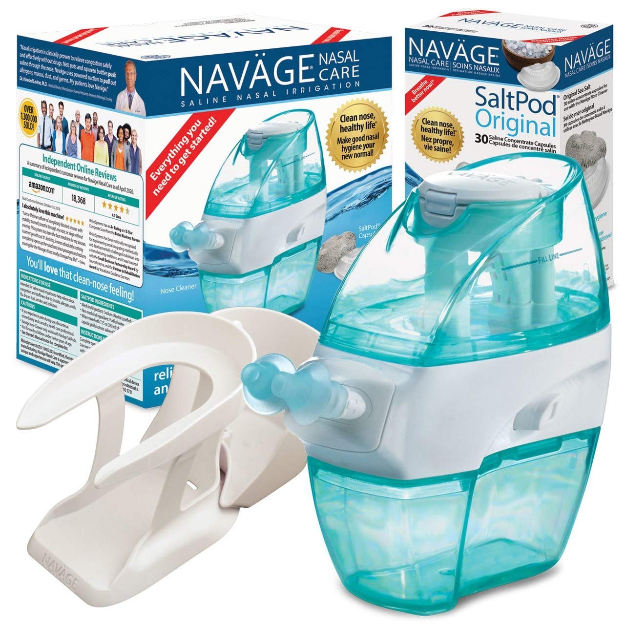 Navage Nasal Hygiene Essentials Bundle Navage Nose Cleaner 50 Saltpod Capsules And Countertop Caddy 142 90 If Purchased Separately You Save 32 95 For Improved Nasal Hygiene Buy Online In Grenada At Grenada Desertcart Com Productid 22612573