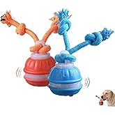Interactive Dog Toys,Upgraded Motion Activated Rolling Dog Ball Toy for Small/Medium Dogs,Smart Automatic Rolling Toy with USB Rechargeable,Interactive Dog Balls(2PCS)