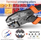 Preciva Insulated Crimping Tool 0.5-1.5/1.5-2.5/4-6mm² 370pcs Terminals view 2