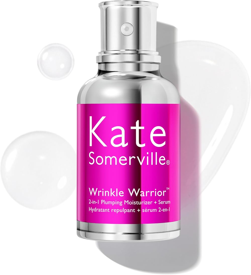 Kate Somerville Wrinkle Warrior 2-In-1 Plumping Moisturiser Serum 50 mL Fast