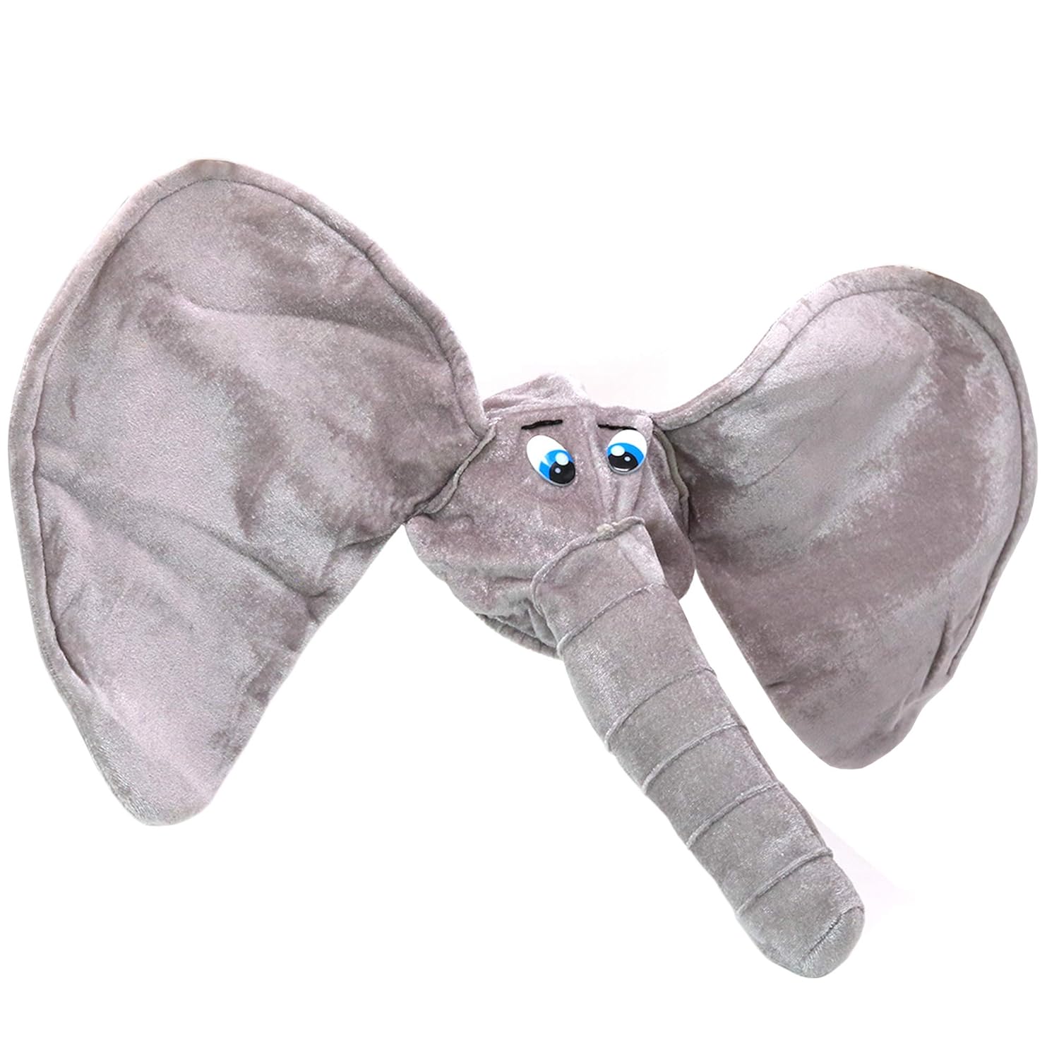 Skeleteen Stuffed Elephant Costume Hat - Plush Animal Funny Costume Accessories Hat - 1 Piece