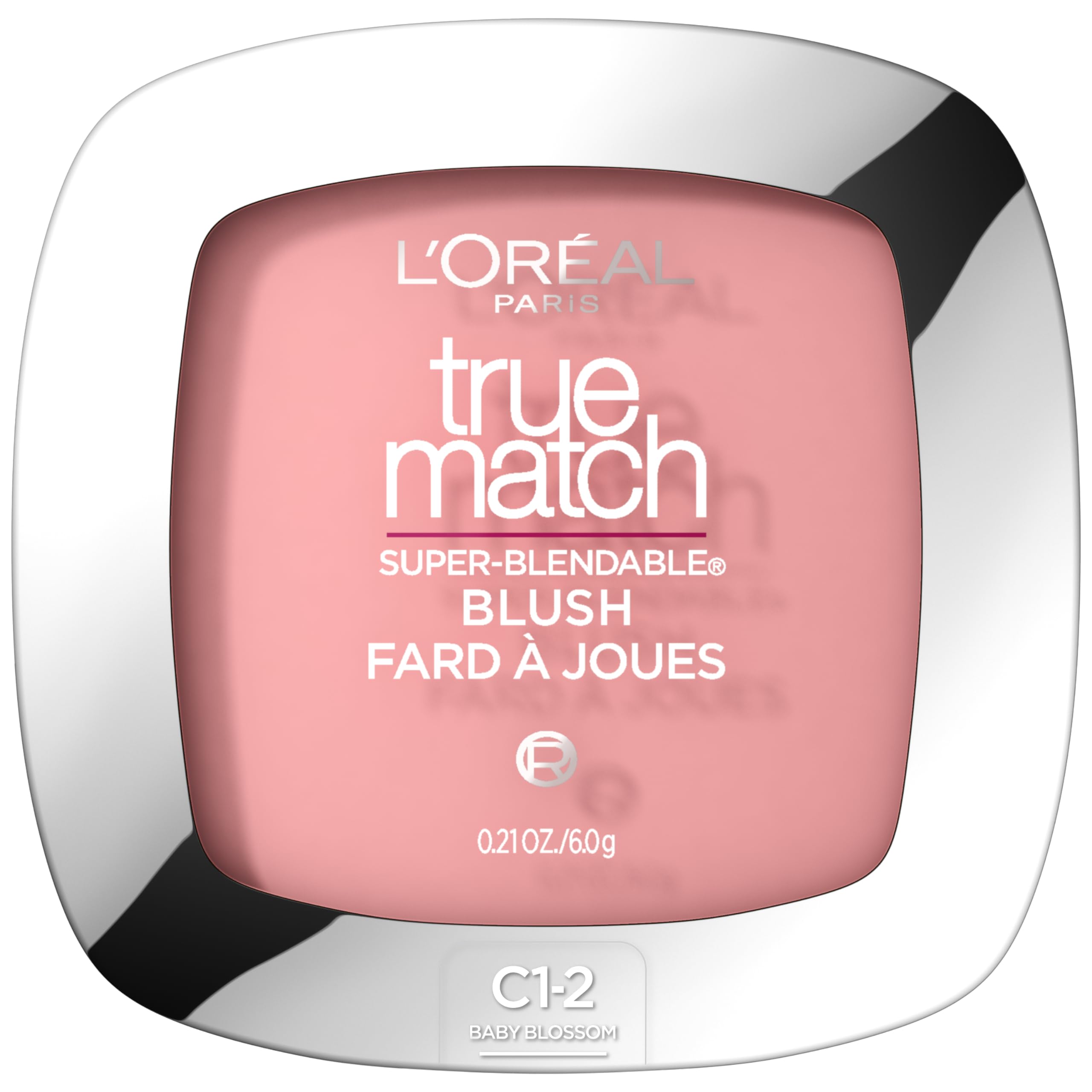 Photo 1 of L'Oreal Paris True Match Super-Blendable Powder Blush, Baby Blossom C1-2, 0.21 Oz (Packaging May Vary)