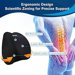 QUTOOL Lumbar Support Pillow for Office