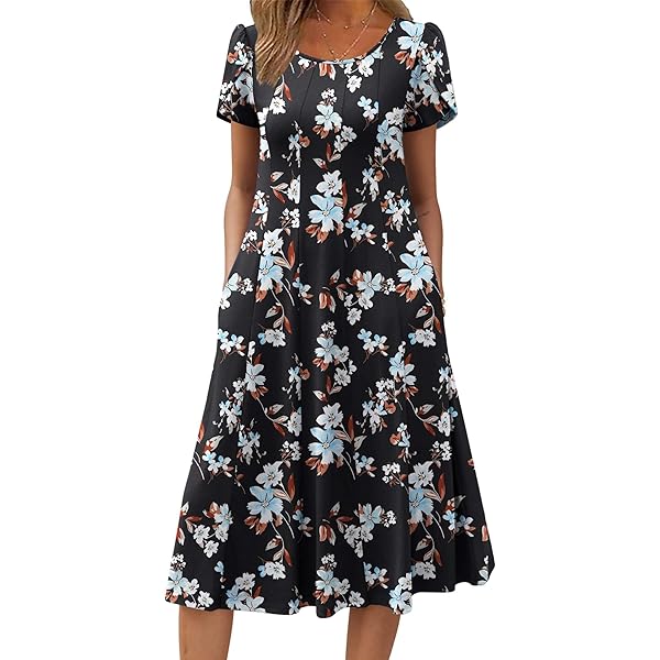 sachin and babi light blue dress Hope & Ivy Embroidered Flower Frill Midi Dress
