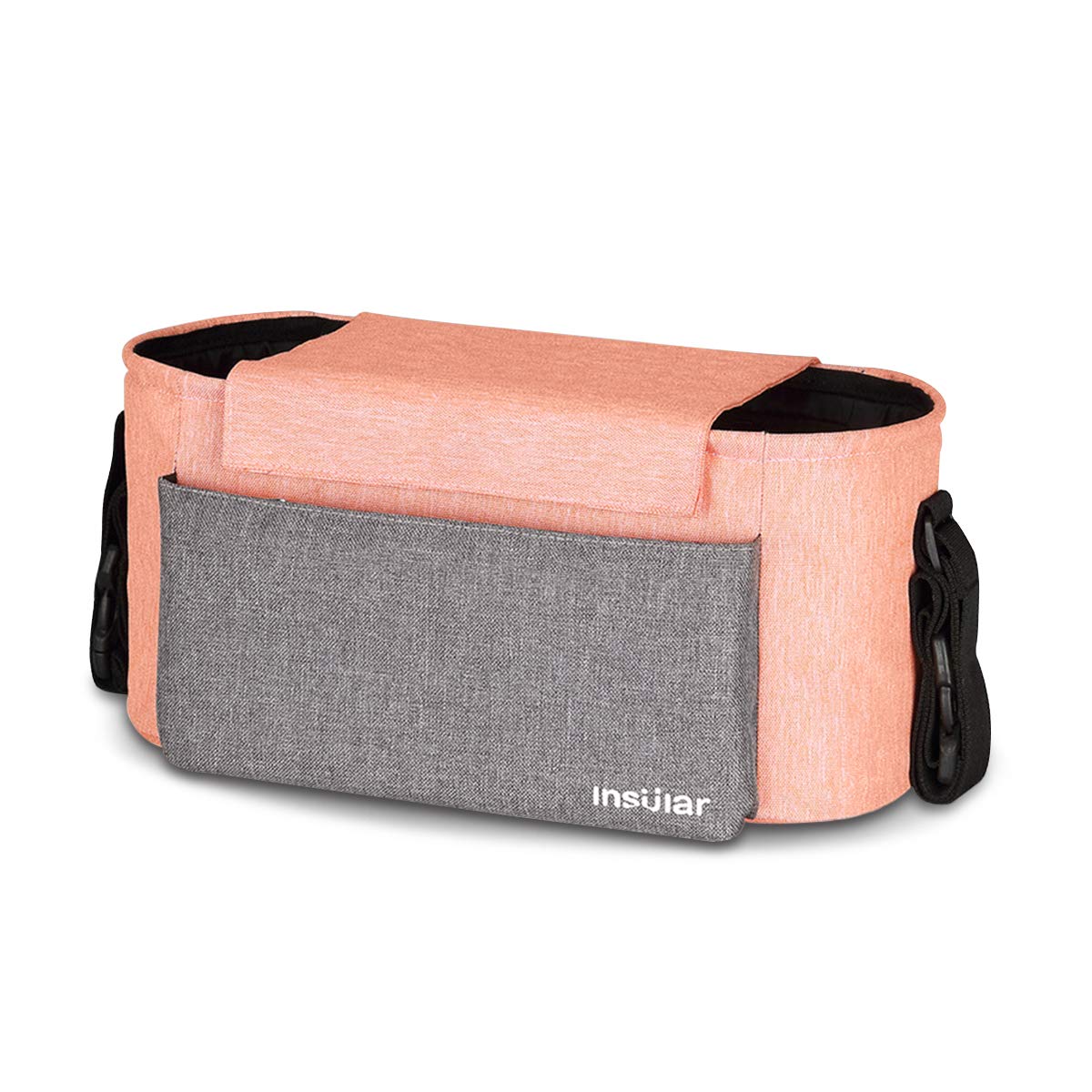 SONARIN Waterproof Stroller Organizer bag Baby Changing Bag,Satchel bag,Large Capacity for iPhone, Diapers, Toys and Accessories(Pink)