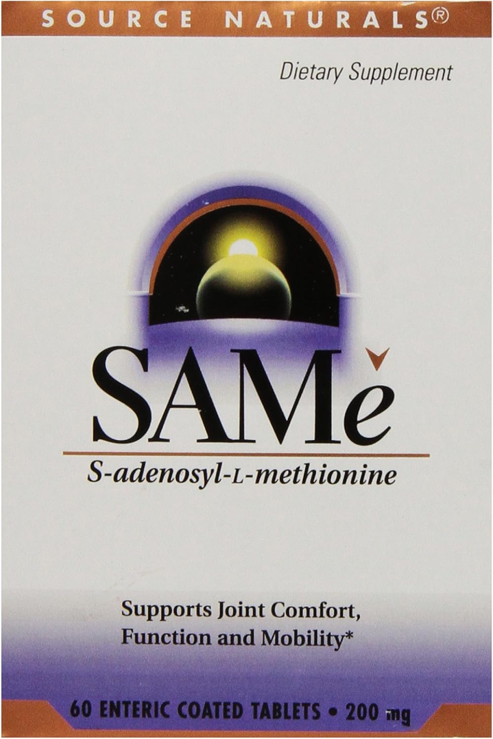 SOURCE NATURALS Same 200 Mg Enteric Coated Tablet, 60 Count