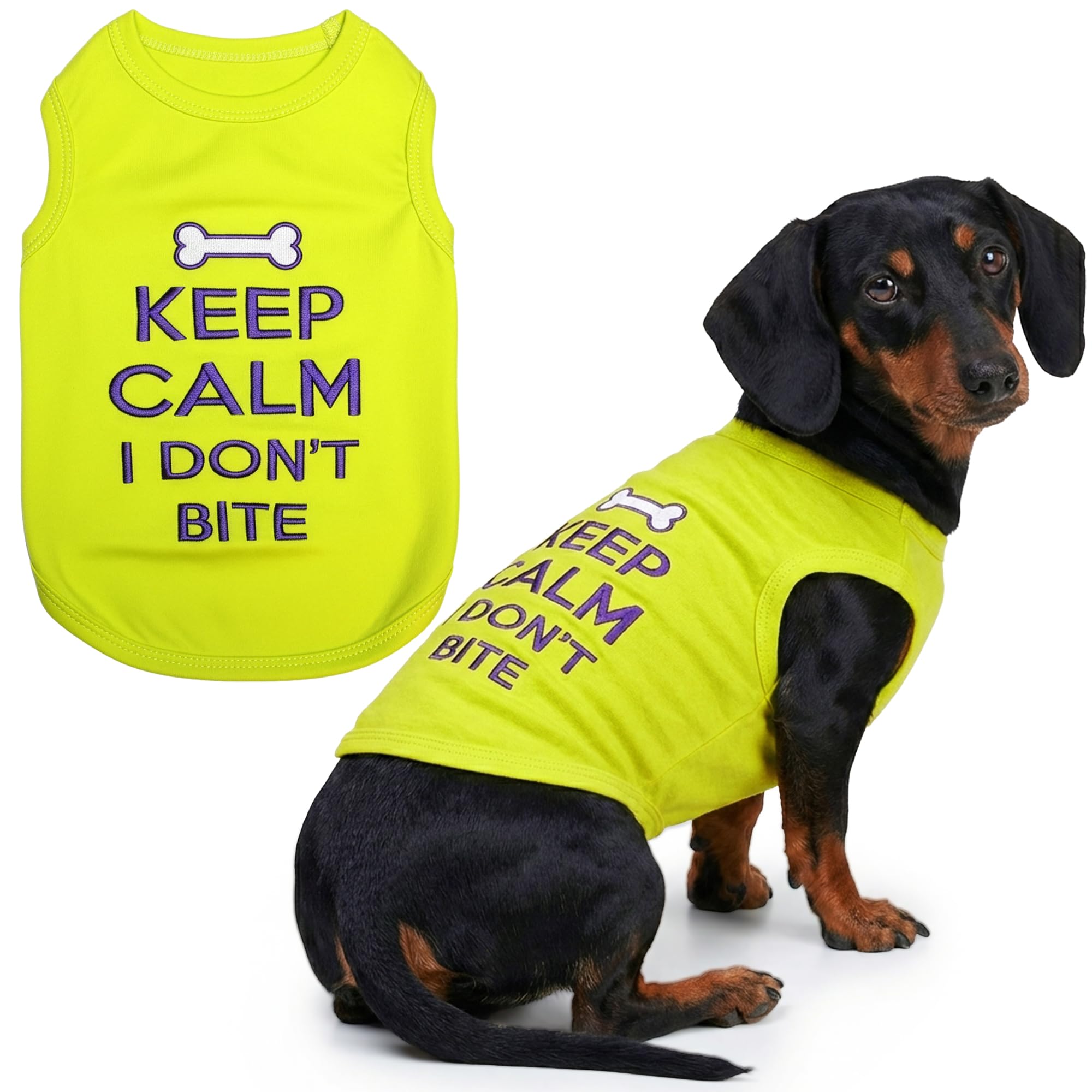 Parisian Pet Keep Calm T-Shirt, X-Large