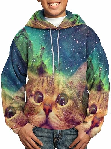 kids cat hoodie
