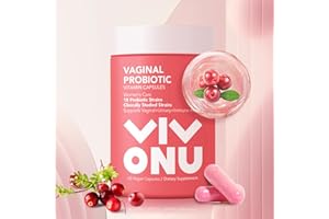 VivoNu Women's Probiotic,Prebiotics & Lactobacillus Probiotic Blend,60 Billion CFUs,18 Strains,Help Women's Health,Boost Immune,Digestive,Gut,Promote Healthy Vaginal Odor & Vaginal Flora