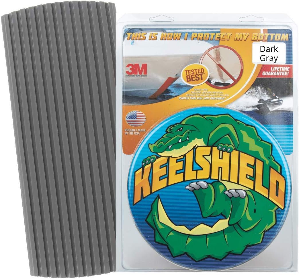 KeelShield KS-6DGY Keel Protector (6-Feet, Dark Gray)