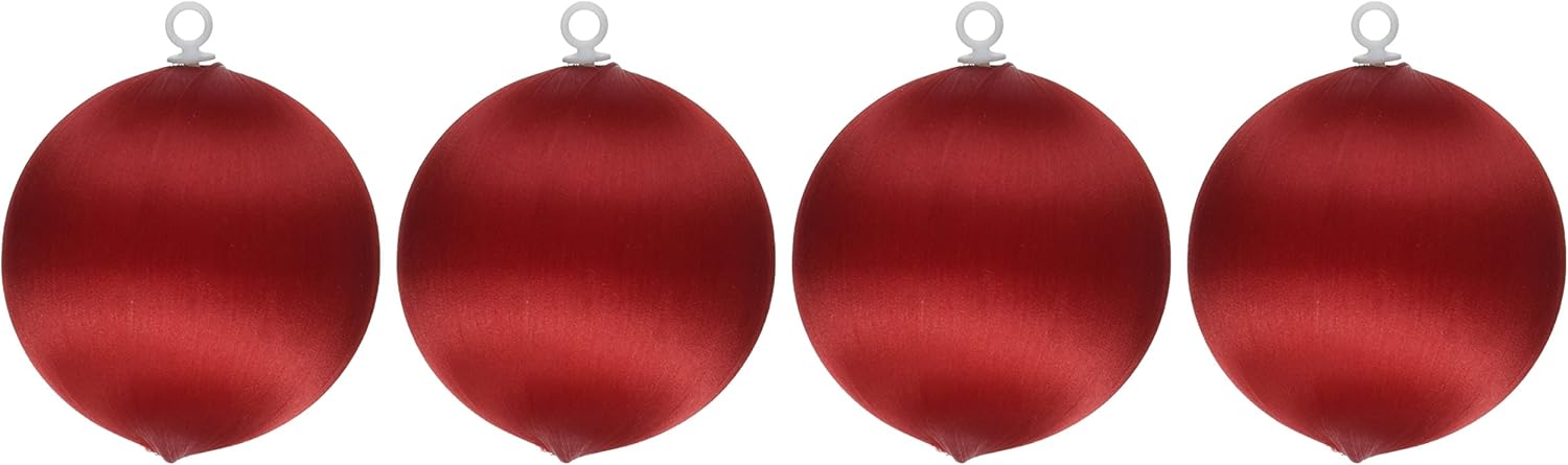 Download Amazon Com Handy Hands Satin Balls 3 Inch Christmas Red Arts Crafts Sewing PSD Mockup Templates