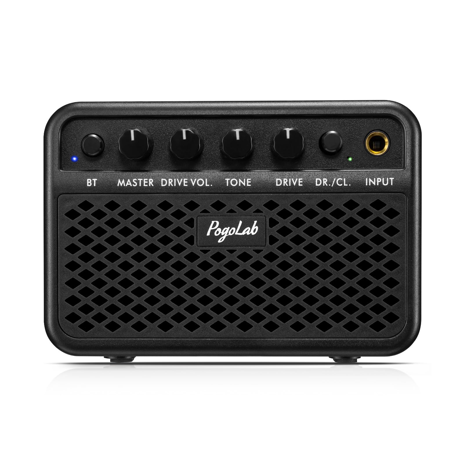 Photo 1 of POGOLAB Mini Guitar Amp, 5W Small Portable Electric Guitar Amplifier, Clean & Drive Effects 2 Channels, Rechargeable Bluetooth Speaker with Headphone Jack, for Daily Guitar Practice (Black)