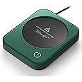 ANBANGLIN Coffee Mug Warmer, Smart Cup Warmer for Desk, 3 Temperature Control & Auto Shut Off, Electric Cup Warmer for Heating Candle,Milk,Tea,Beverage (Green-No Mug)