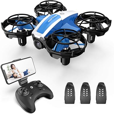 Holy Stone ドローン カメラ付き 小型 収納ケース付き バッテリー3個