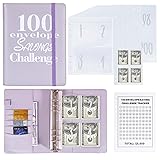 NICOOTH 100 Envelopes Money Saving Binder A5