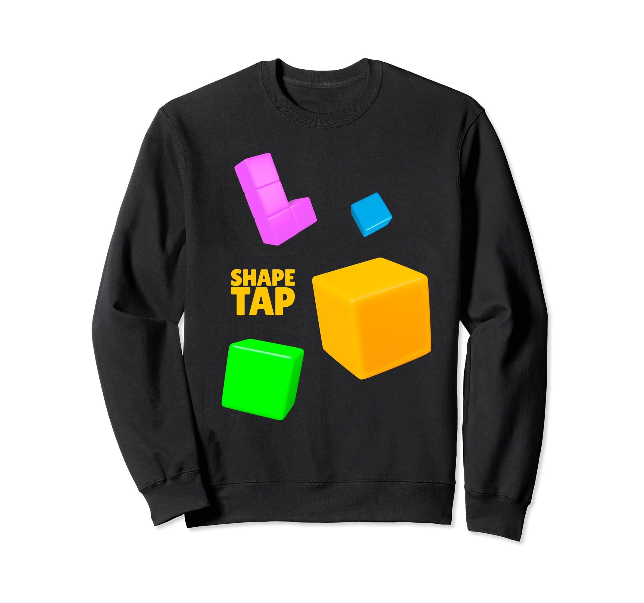 Gtap Studio shape tap game, cubes and shapes in shape tap Sweatshirt