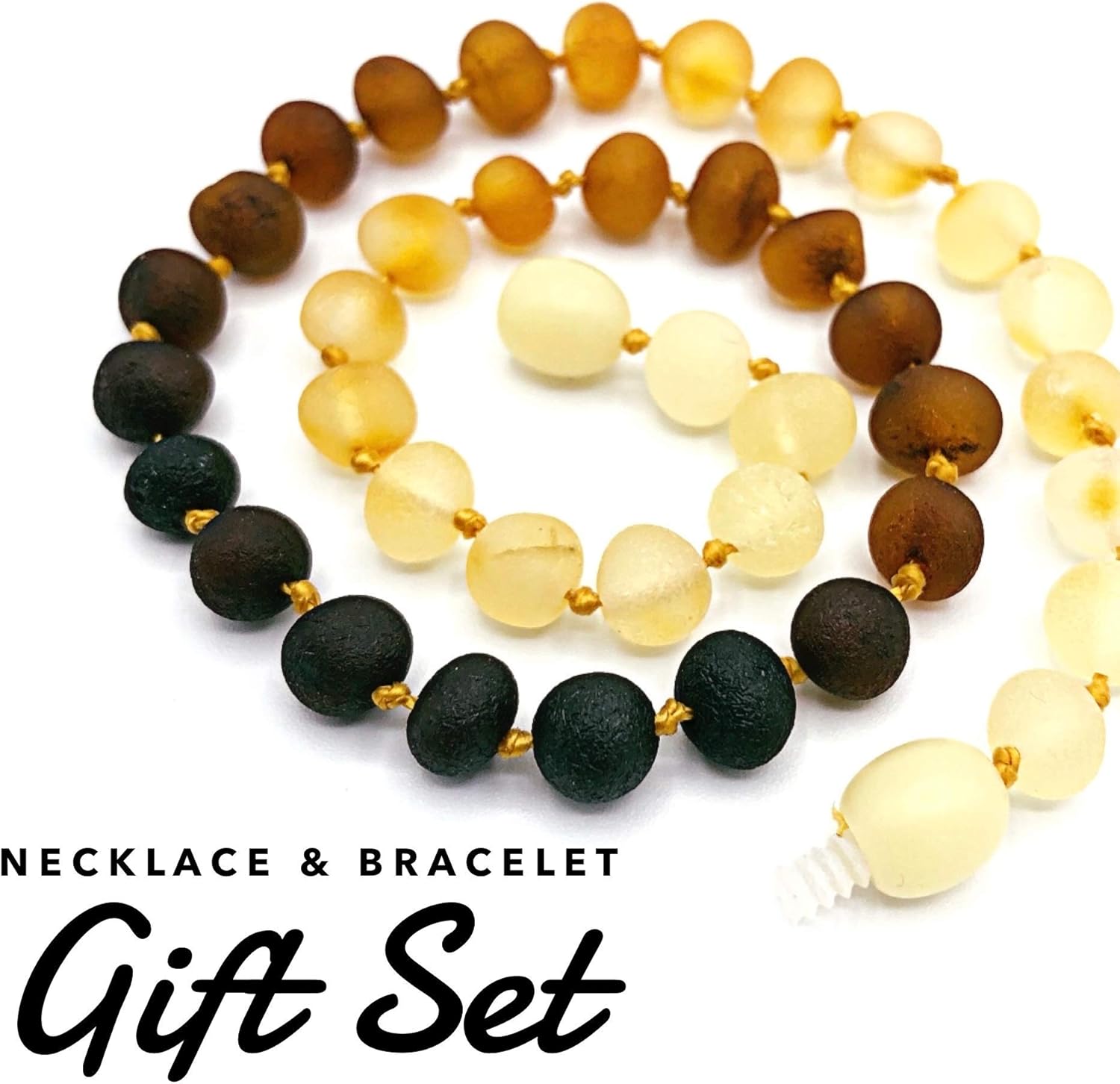 lolly llama amber teething necklace